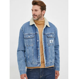 Calvin Klein pánská modrá džínová bunda - M (1AA)